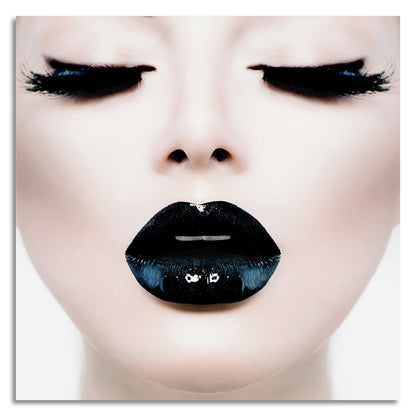 Leinwandbild - Blue Lips