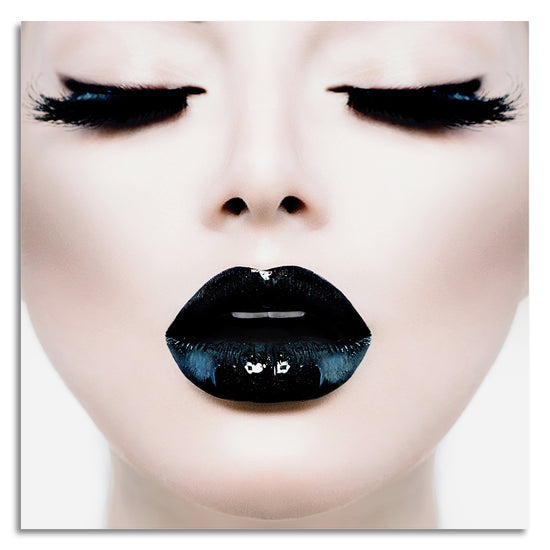 Queen Kerosin Leinwandbild - Blue Lips