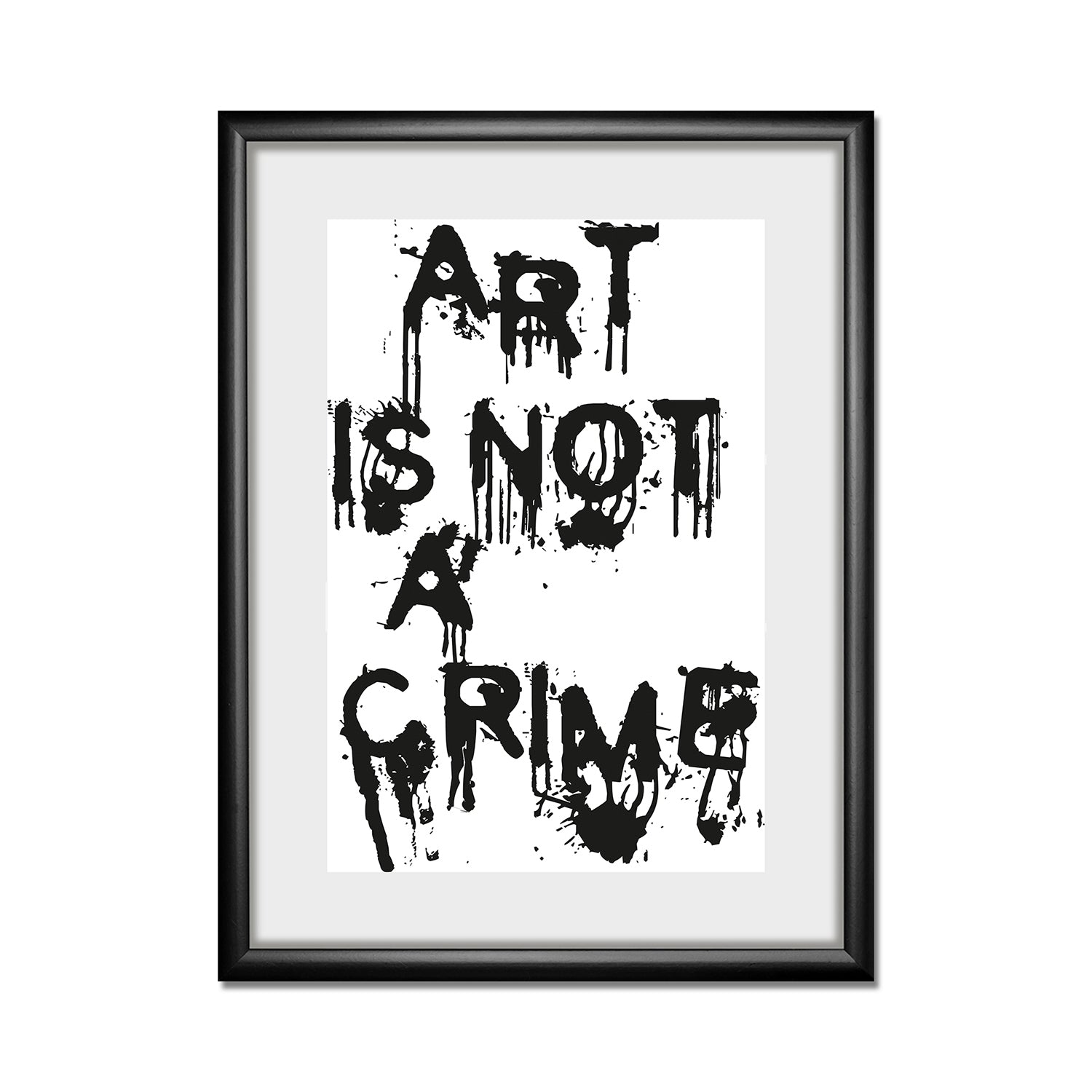 Rahmenbild - Art Is Not A Crime