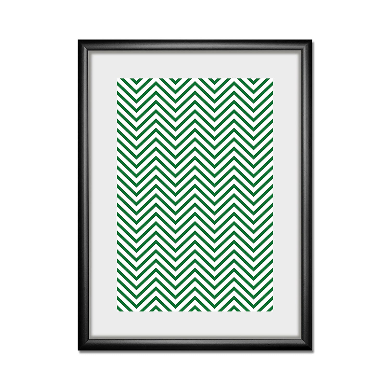 Rahmenbild - Green Abstract