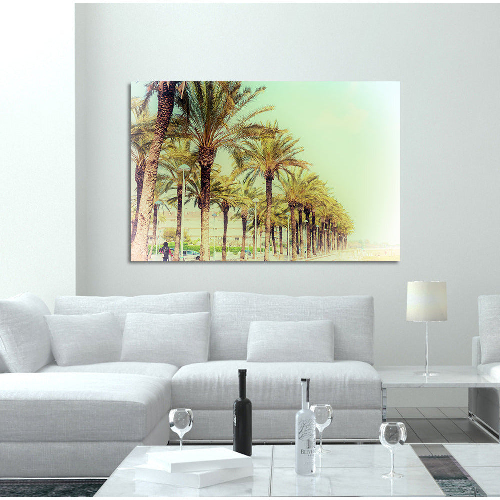 Acrylglasbild - Palm Esplanade Wohnbeispiel