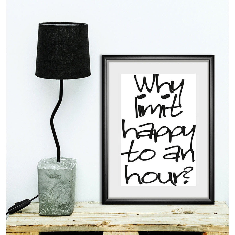 Rahmenbild - Why Limit Happy To An Hour? Wohnbeispiel