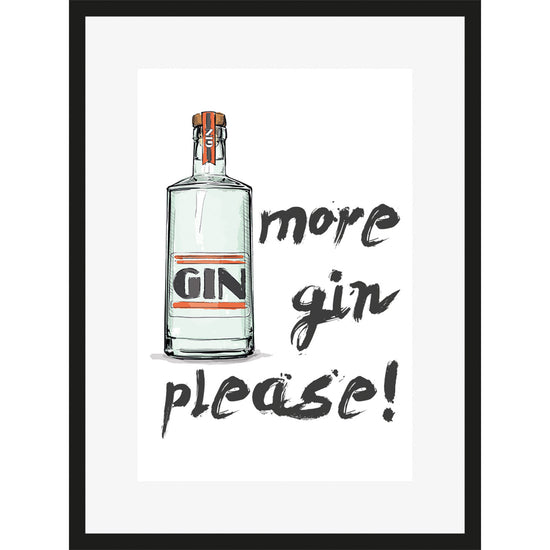 Queen Kerosin Rahmenbild - More Gin Please!