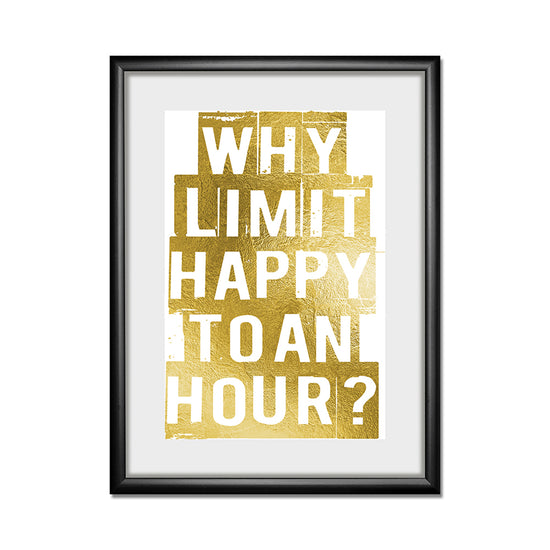 Queen Kerosin Rahmenbild - Why Limit Happy To An Hour?