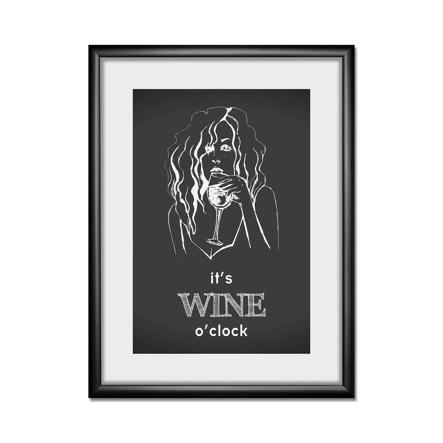 Rahmenbild - Its Wine OClock