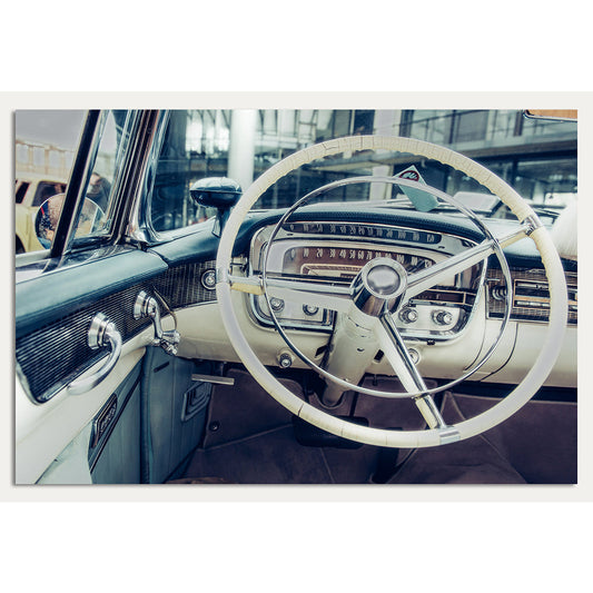 Aluminiumbild - Steering Wheel