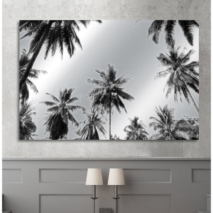 Aluminiumbild - Palms Wohnbeispiel
