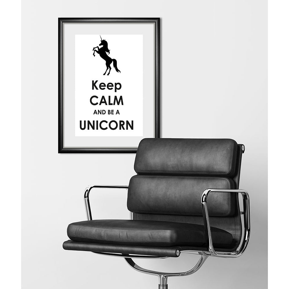 Rahmenbild - Keep Calm And Be A Unicorn Detail