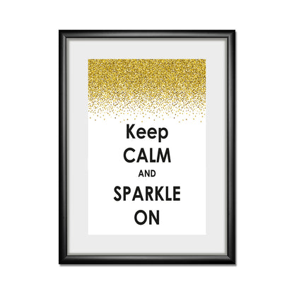 Rahmenbild - Keep Calm And Sparkle On