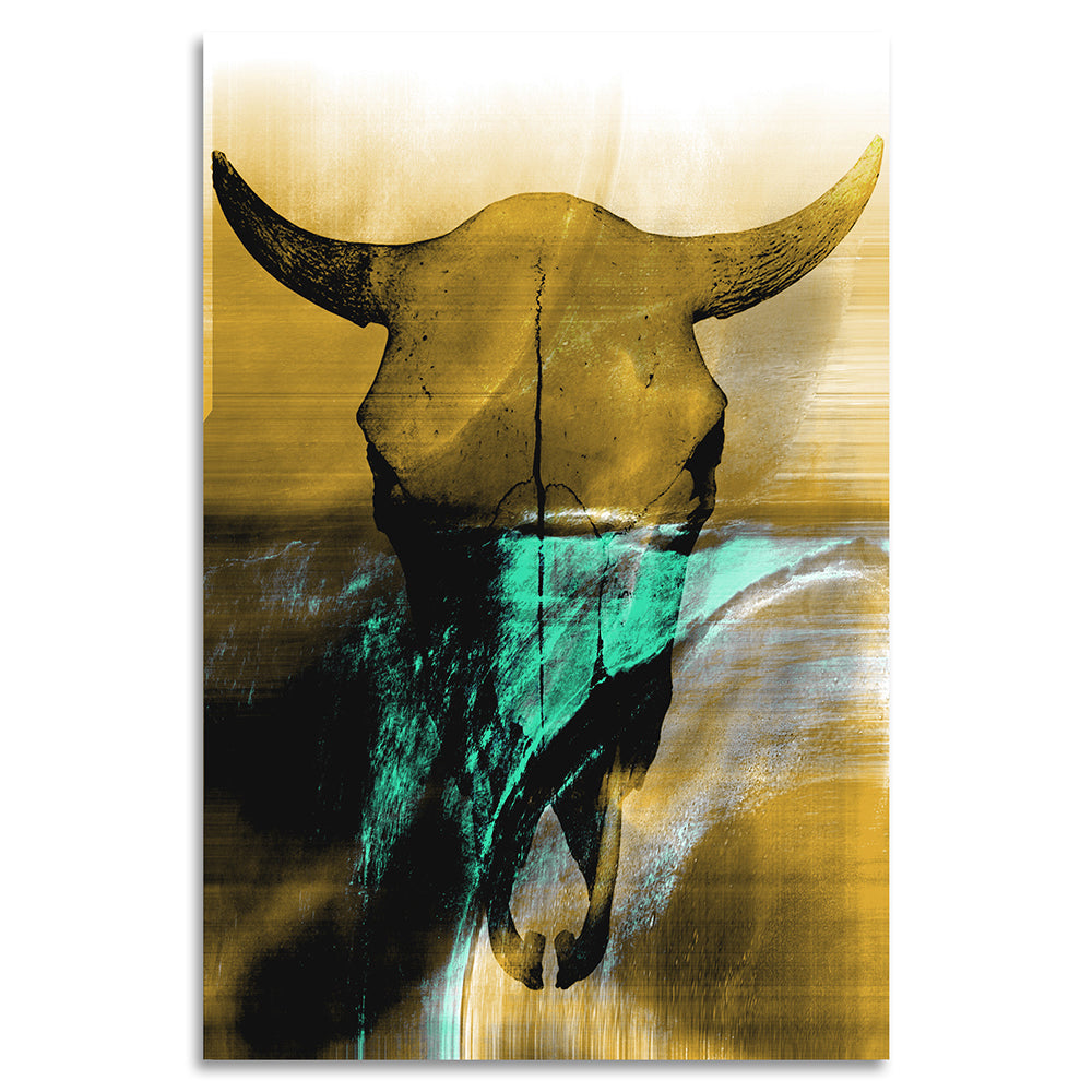 Acrylglasbild - Golden Bull
