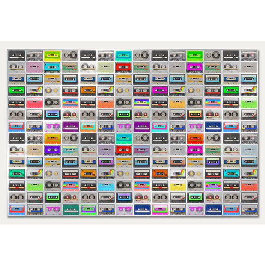 Aluminiumbild - Pop Art Tapes