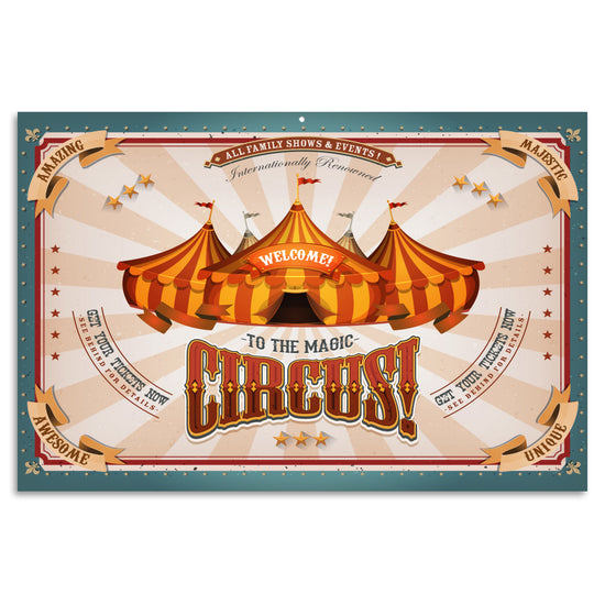 Queen Kerosin Blechschild To The Magic - Circus