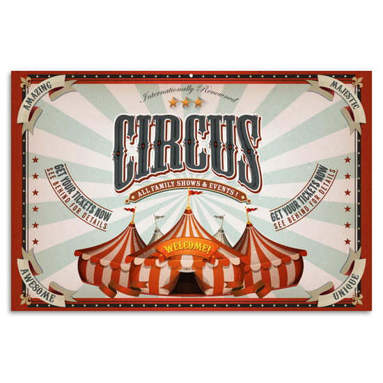 Queen Kerosin Blechschild - CIRCUS