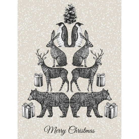 Queen Kerosin Blechschild - Christmas Animals
