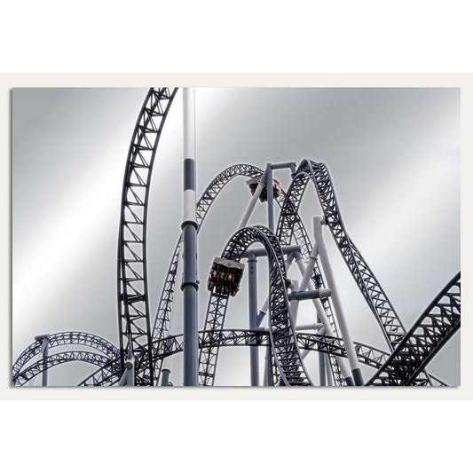Aluminiumbild - Rollercoaster
