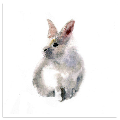 Leinwandbild - Fluffy Bunny