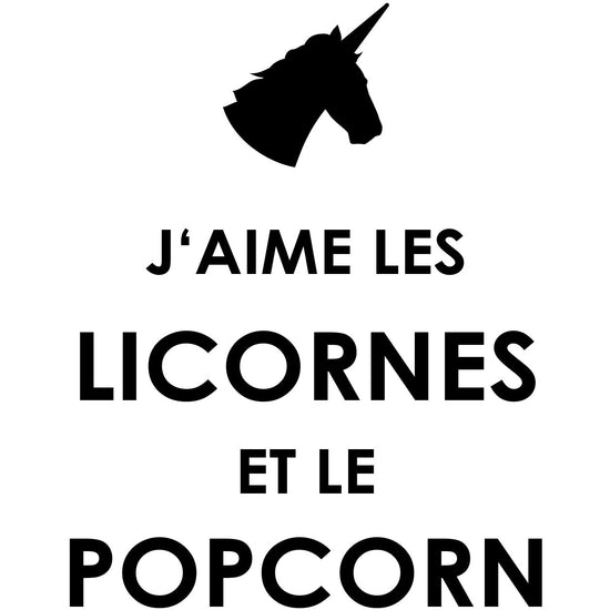 Queen Kerosin Leinwandbild - JAIME LES LICORNES ET LE POPCORN