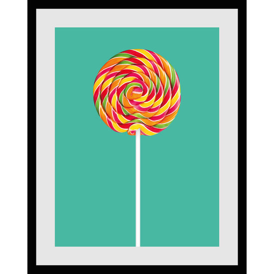 Queen Kerosin Rahmenbild - Rainbow Lollipop