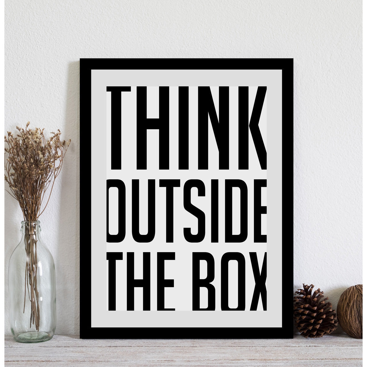 Rahmenbild - Think Outside The Box Wohnbeispiel