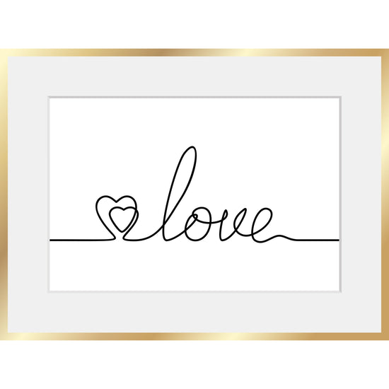 Queen Kerosin Rahmenbild - Love
