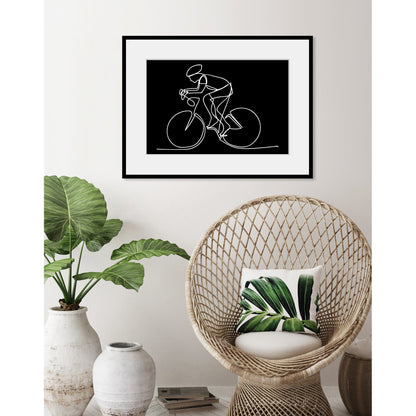Rahmenbild - Bike-Rider Rahmenbild Wohnbeispiel
