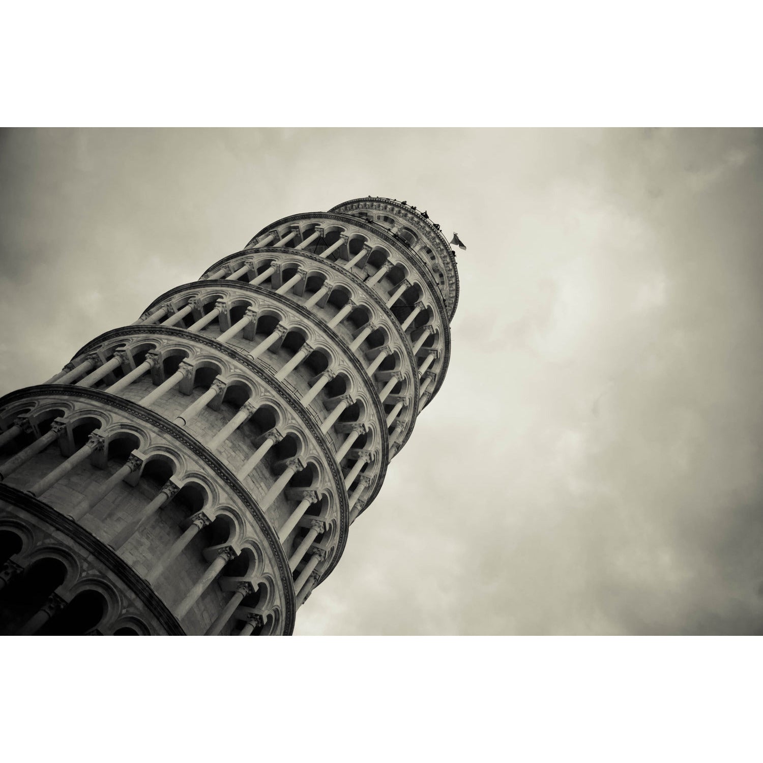 Leinwandbild - Schiefer Turm von Pisa