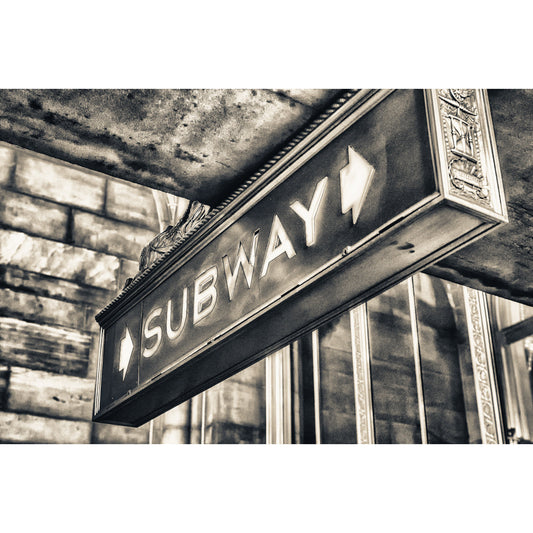 Leinwandbild - Subway