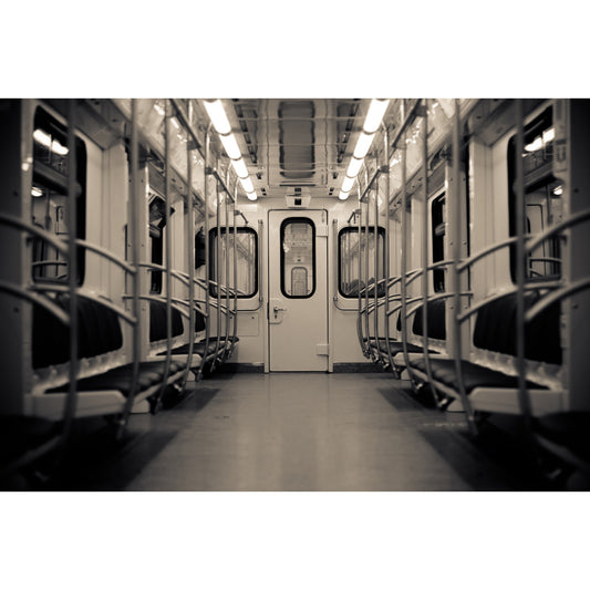 Leinwandbild - The subway ride