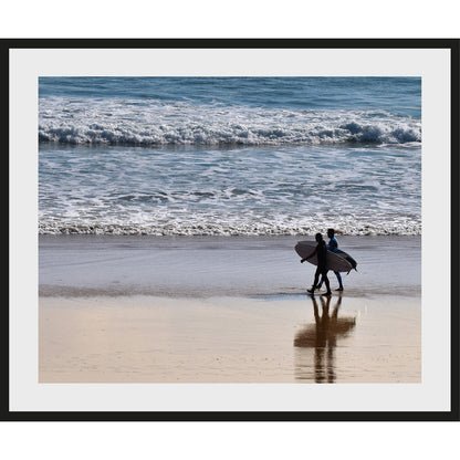 Rahmenbild - Surfer on the beach