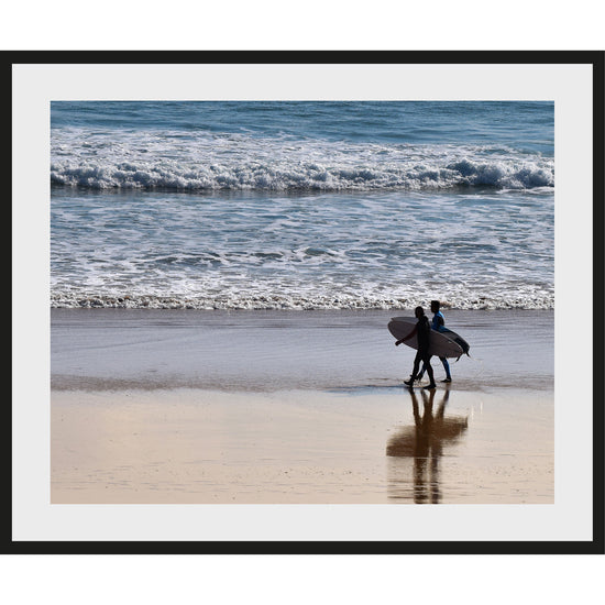 Queen Kerosin Rahmenbild - Surfer on the beach