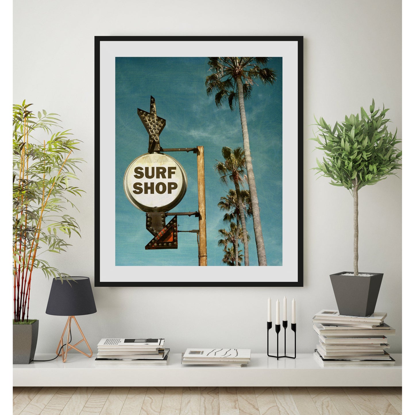 Rahmenbild - Surf Shop Wohnbeispiel