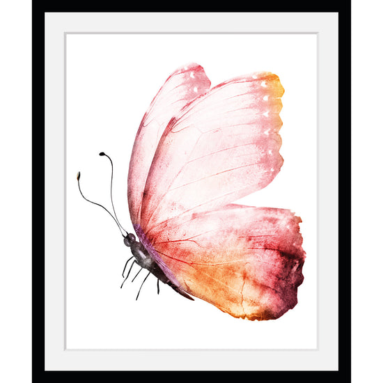 Queen Kerosin Rahmenbild - Watercolor Butterfly