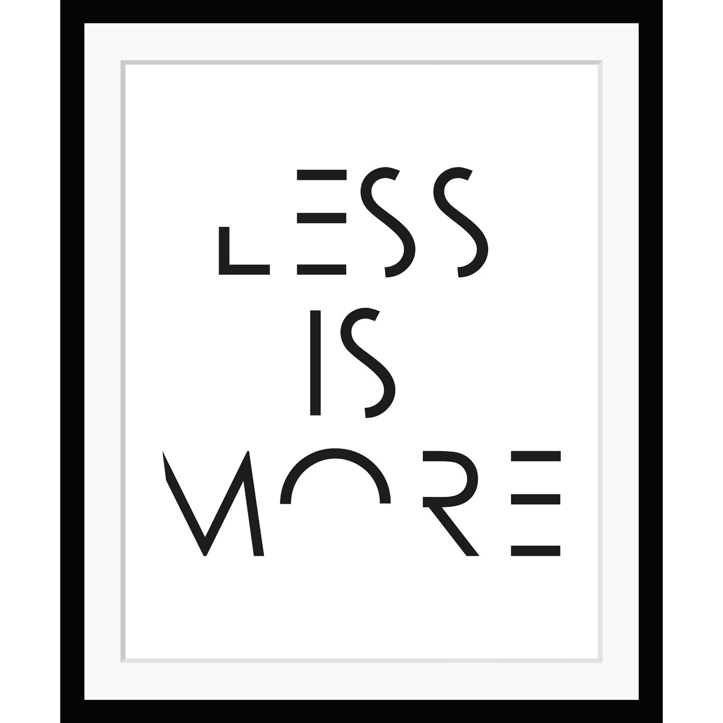 Rahmenbild - Less is more