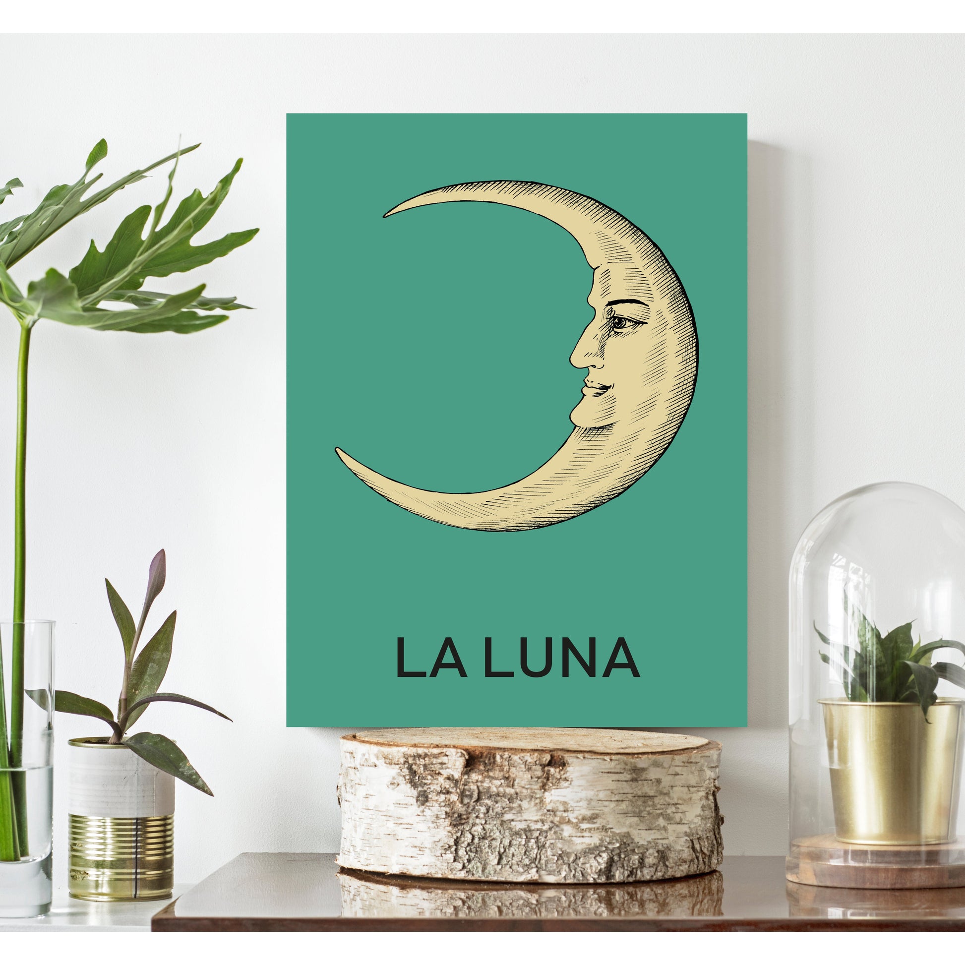 Leinwandbild - La Luna Wohnbeispiel