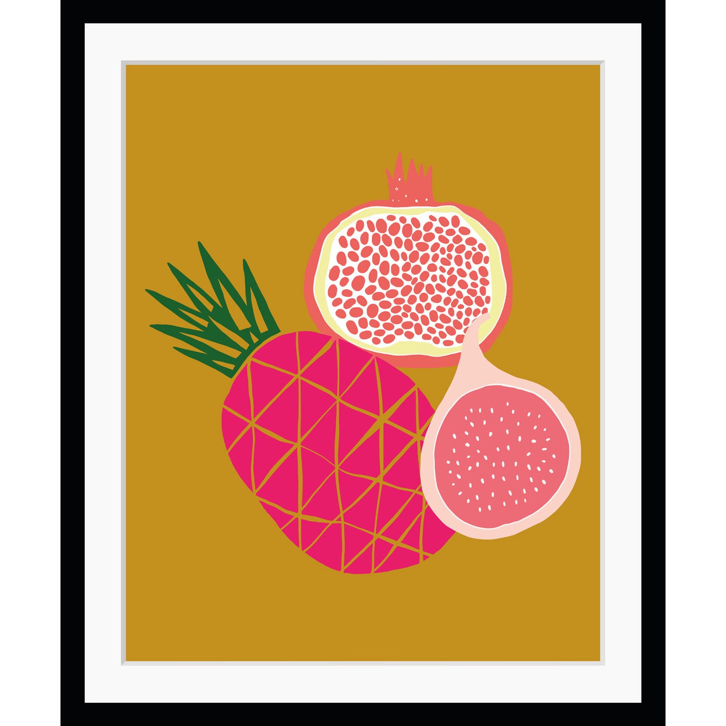 Rahmenbild - Pink Fruits