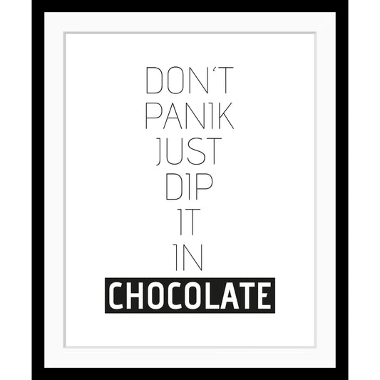 Rahmenbild - Just dip it in chocolate