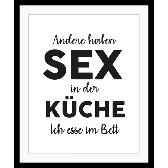 Queen Kerosin Rahmenbild - Andere haben Sex in der Küche