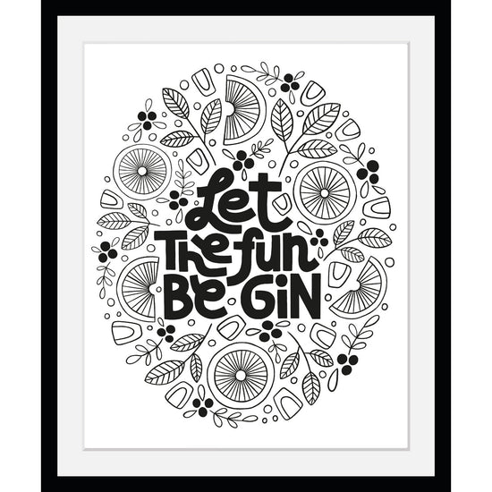 Queen Kerosin Rahmenbild - Let The Fun Be Gin