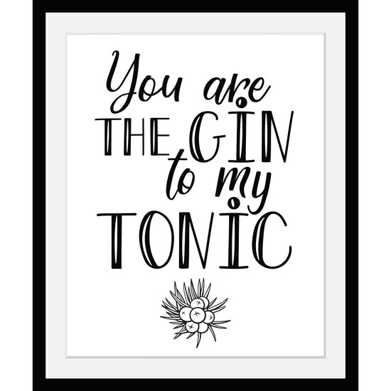 Queen Kerosin Rahmenbild - Your Are The Gin To My Tonic