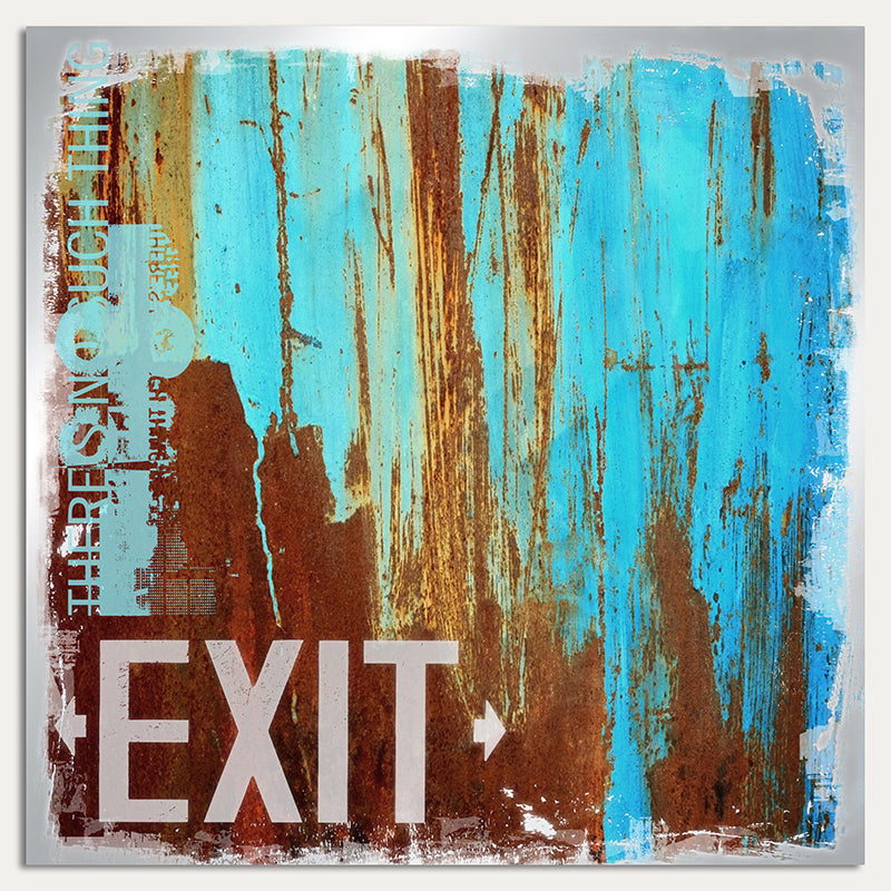 Aluminiumbild – Exit