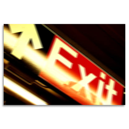 Acrylglasbild - Exit