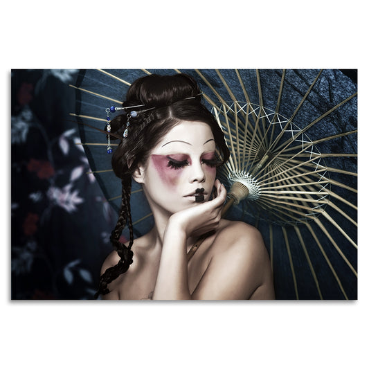 Acrylglasbild - Dreaming Geisha