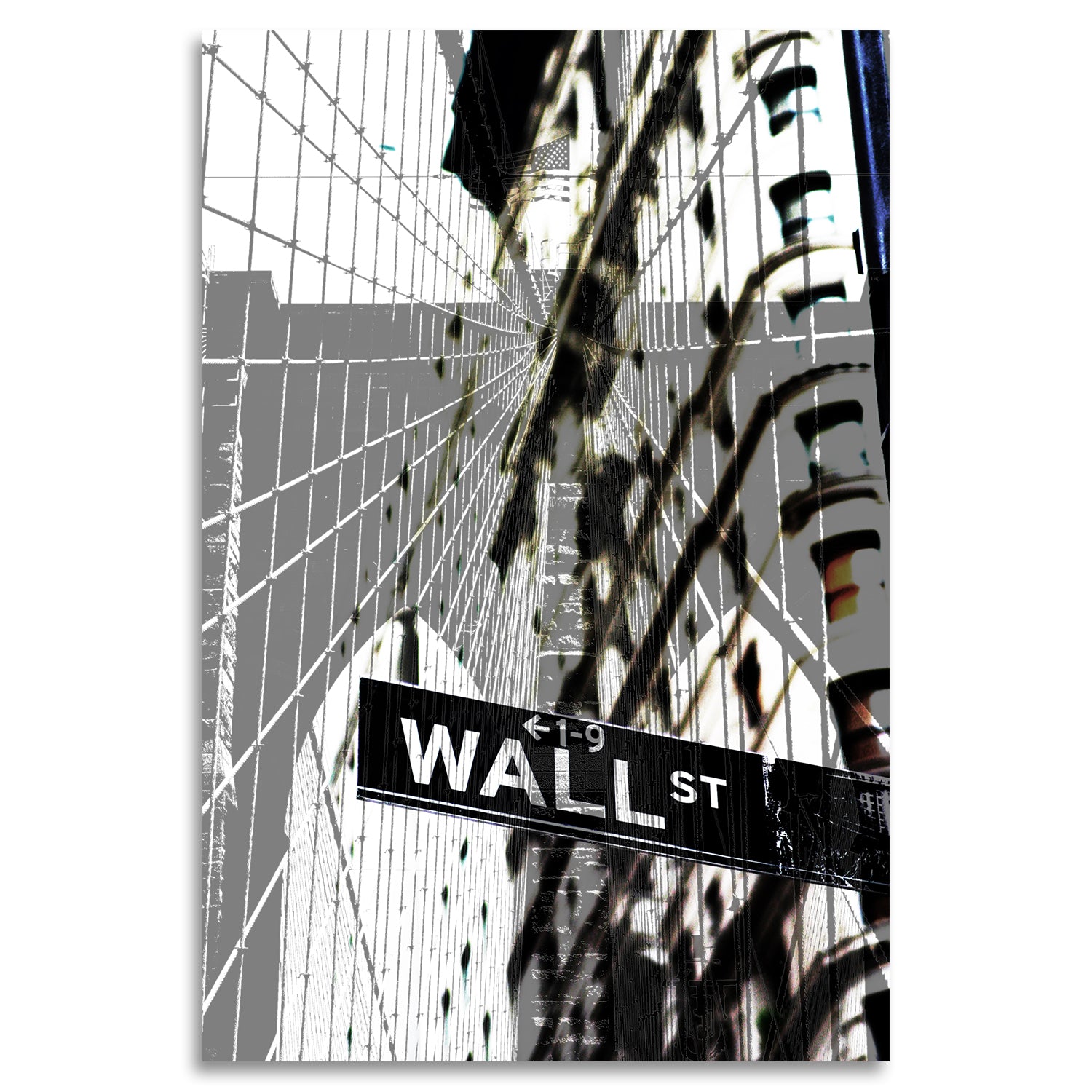 Acrylglasbild - Wall Street