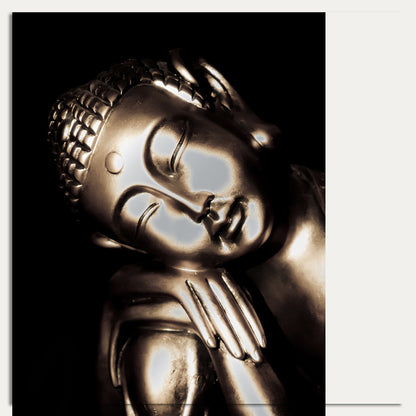 Aluminiumbild - Sleeping Buddha