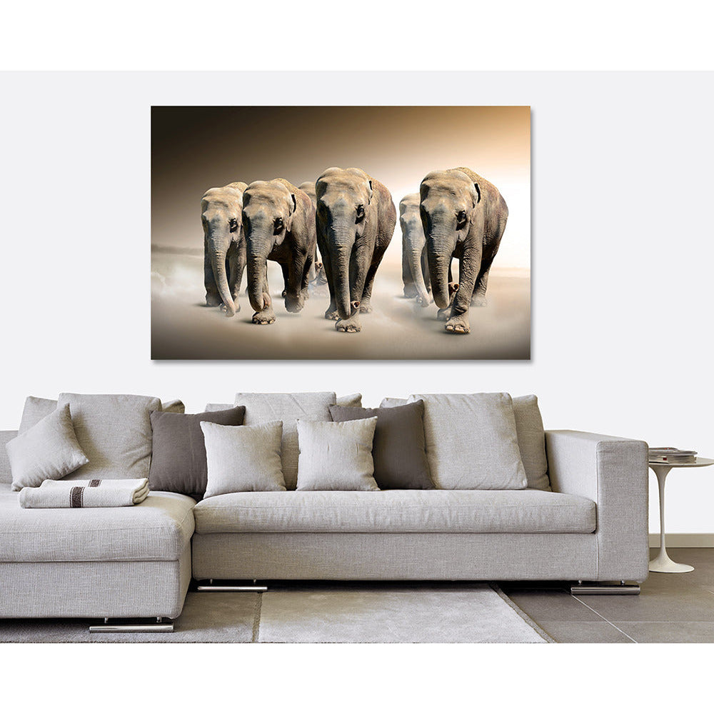 Acrylglasbild - Elephants Dream Wohnbeispiel