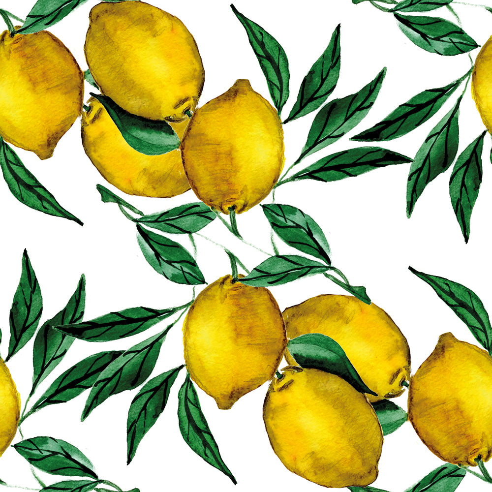 Kissenbezug - Zitronen Detail