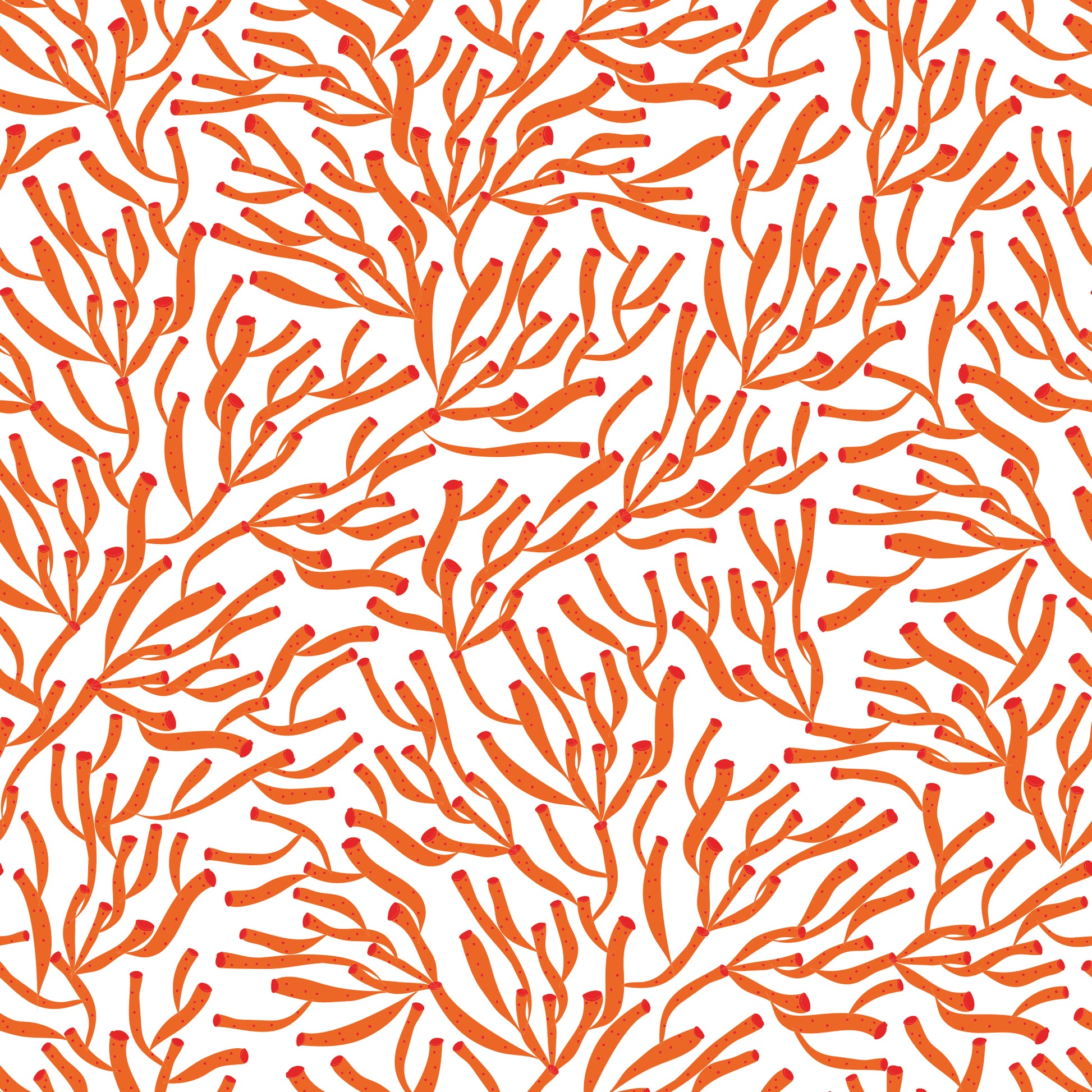 Kissenbezug - Orange Reef Detail