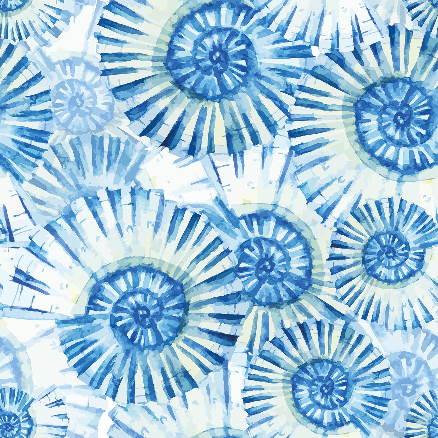 Kissenbezug - Blue Shells Detail