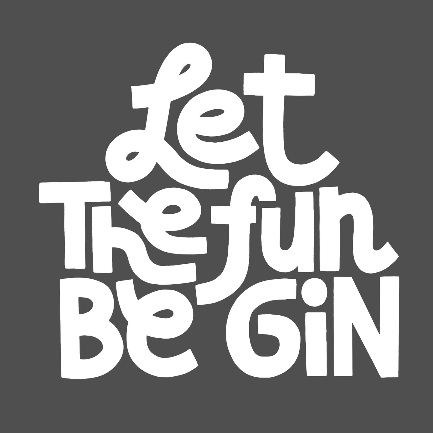 Kissenbezug - Let The Fun Be Gin Detail