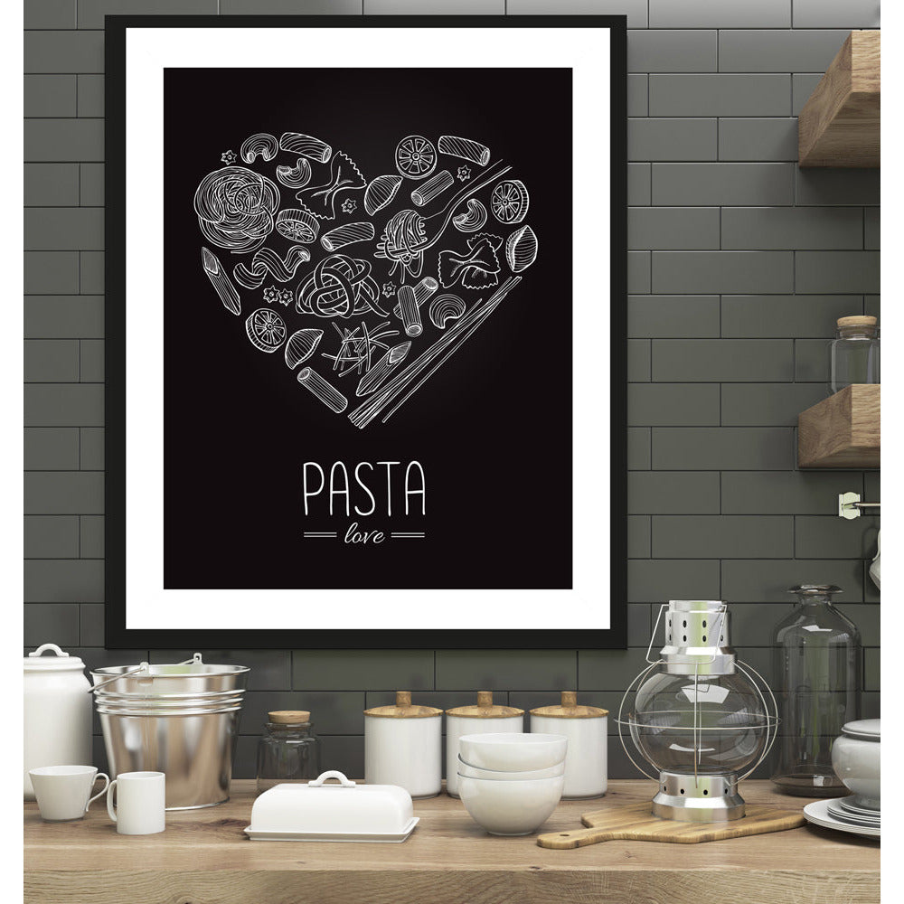 Rahmenbild - Pasta Heart Wohnbeispiel